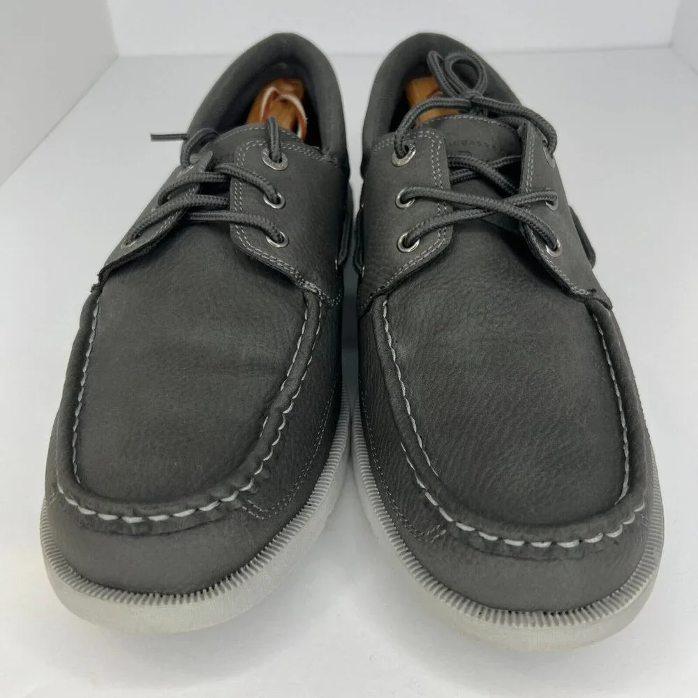 G.H. Bass & Co. Mens 71355310G1 Gray Inshore Synthetic Size 10.5 Boat Shoes